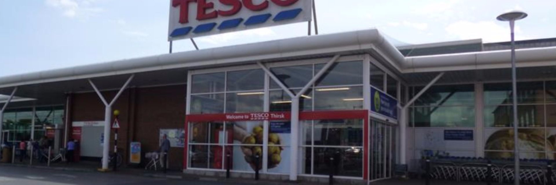 Tesco Thirsk banner