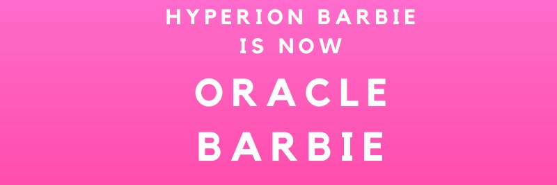 Oracle Barbie banner