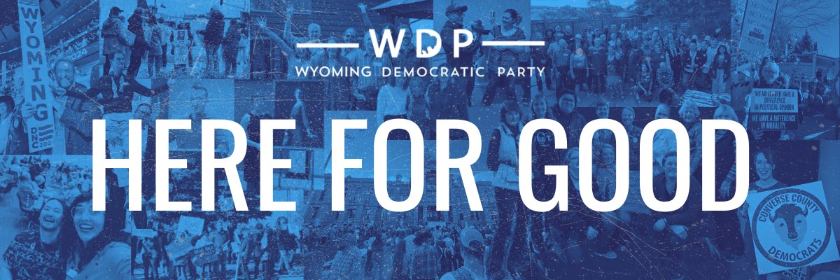 Wyoming Democrats banner