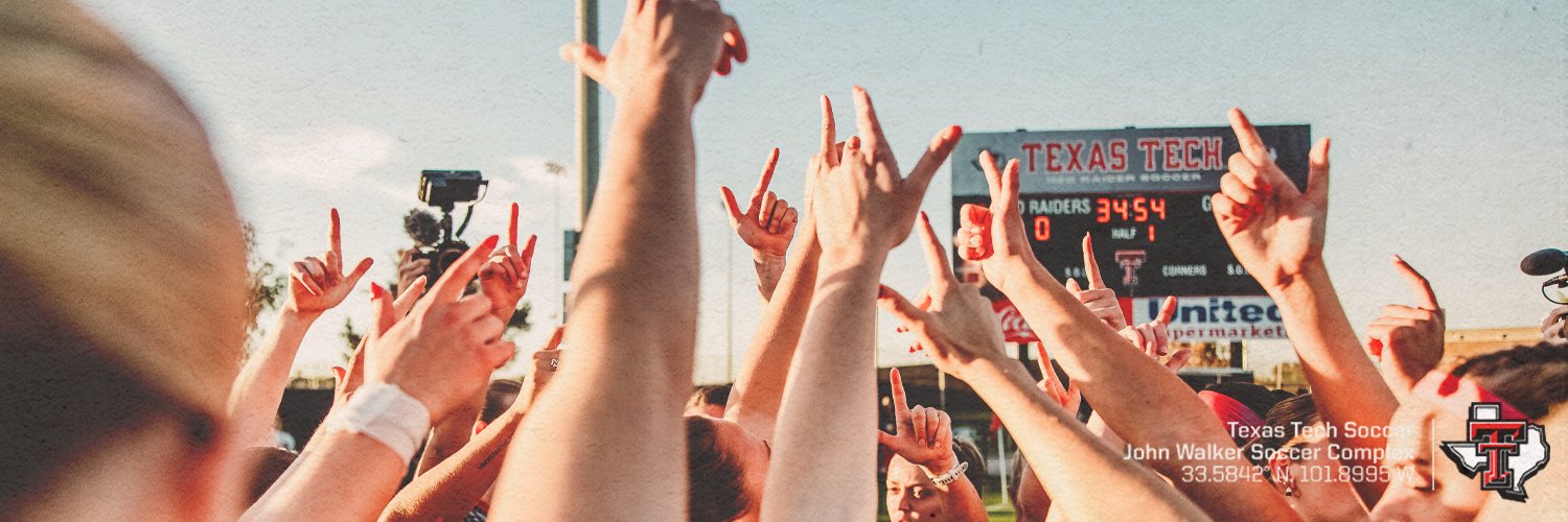 Texas Tech Soccer banner