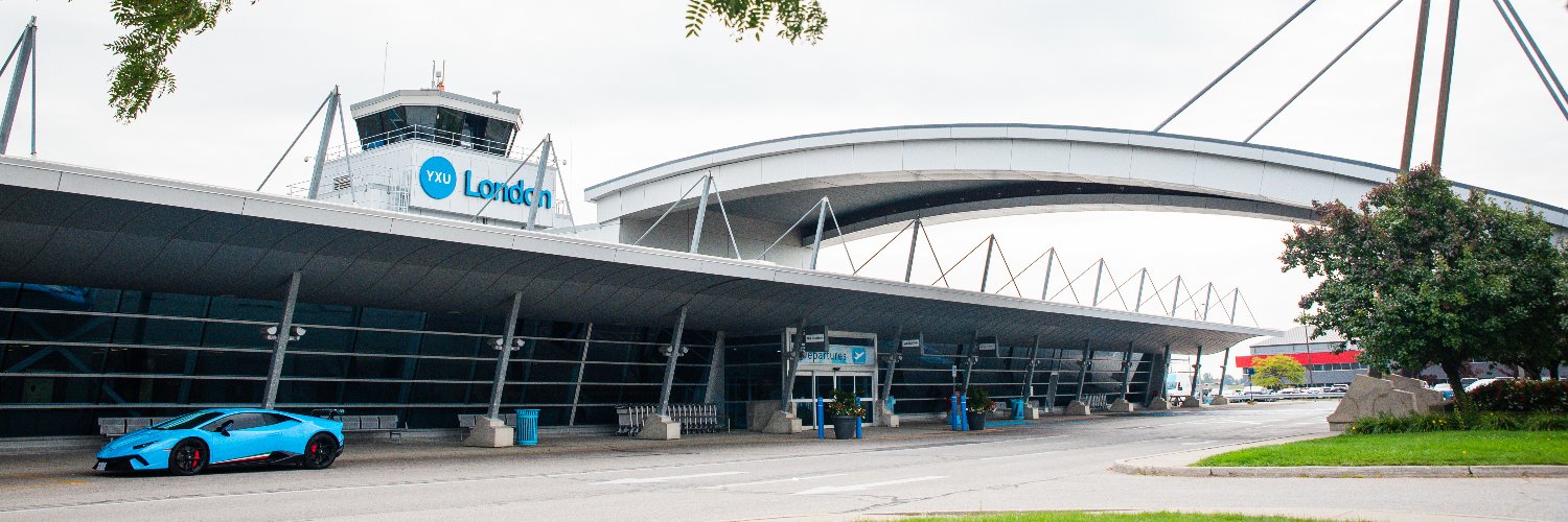 London International Airport banner