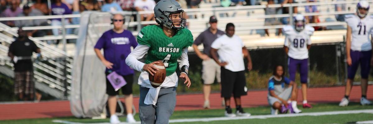 Benson Football banner