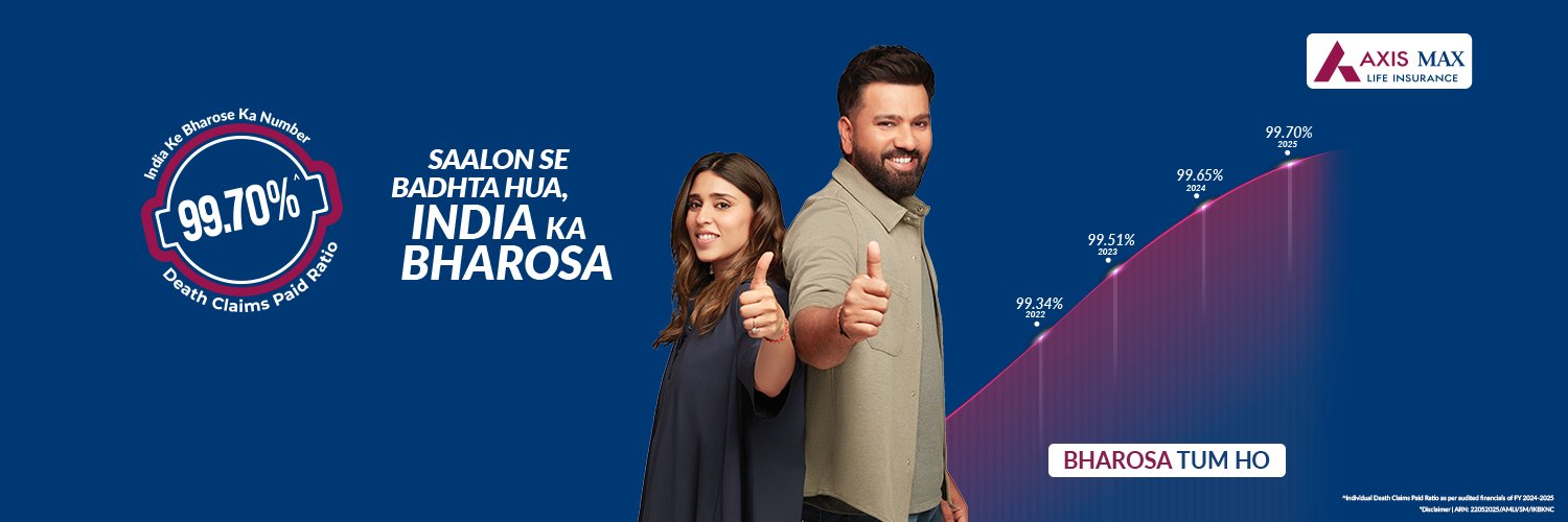 Axis Max Life Insurance banner