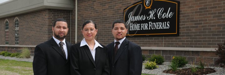 James H. Cole Home for Funerals banner