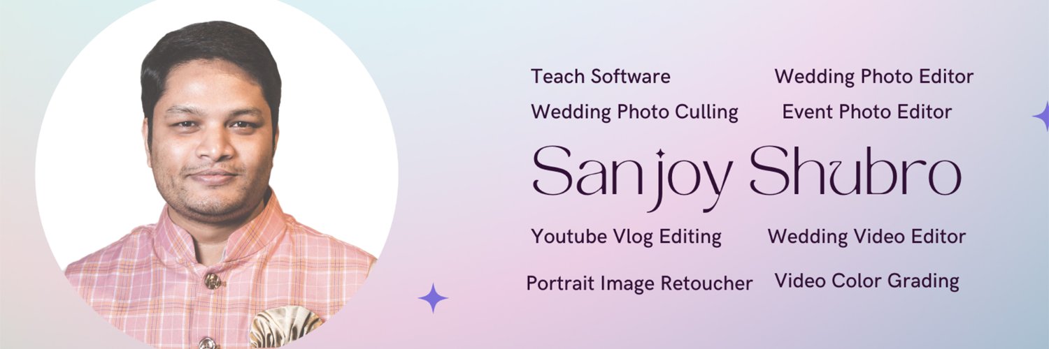sanjoyshubro's profile banner image