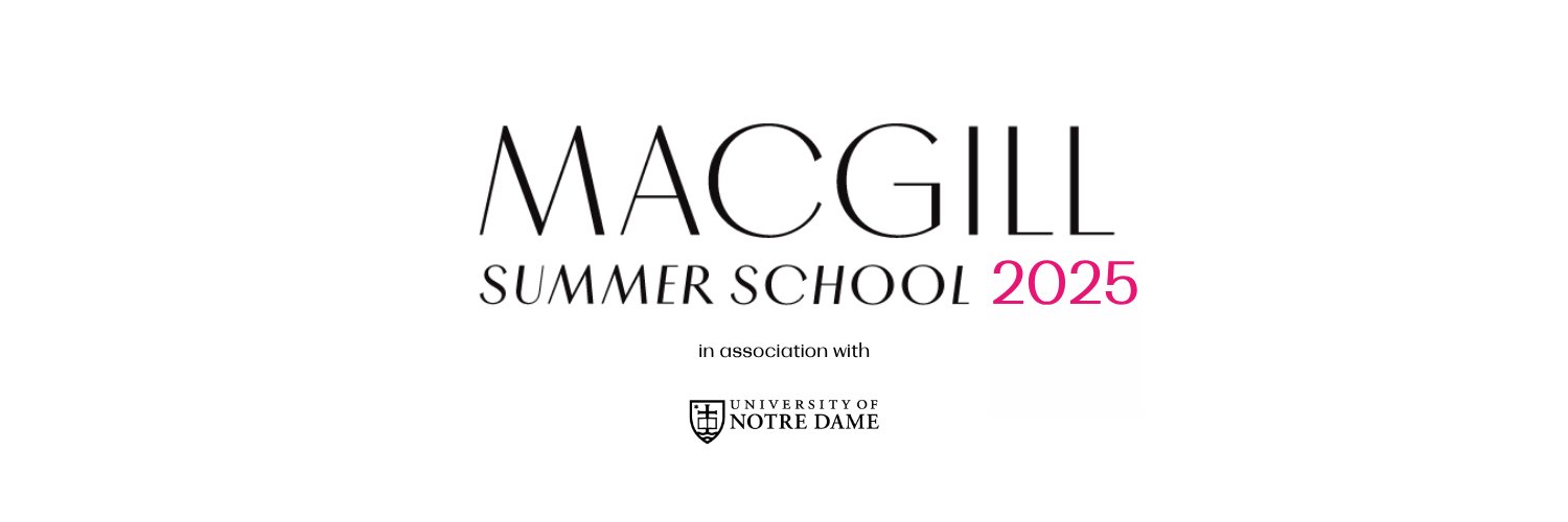 MacGill Summer School's banner