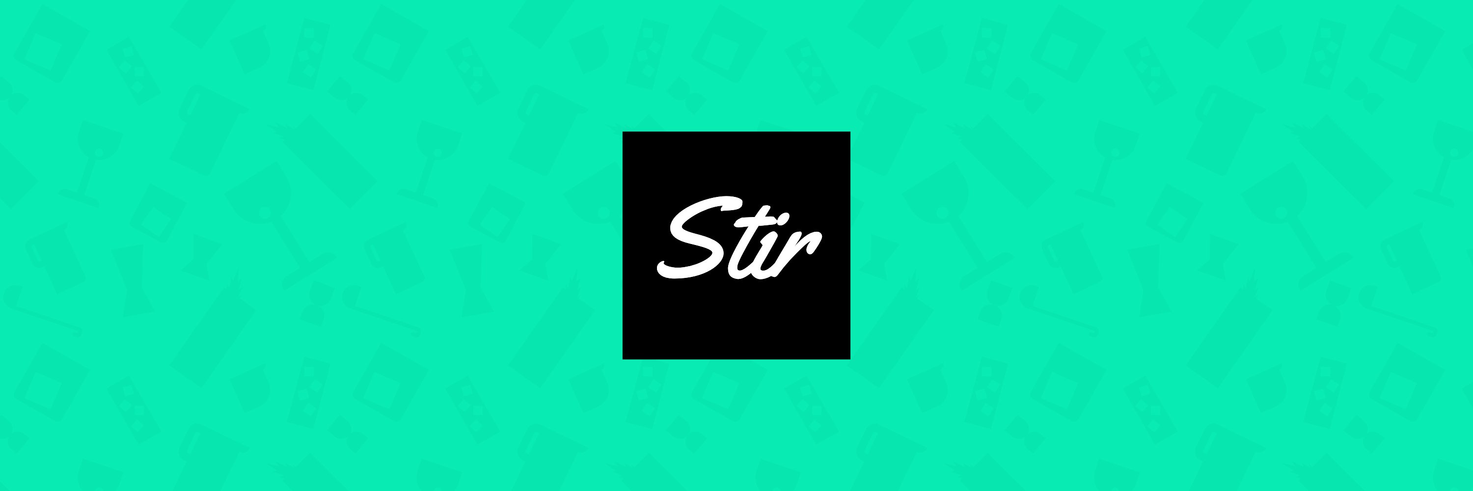 Stir banner