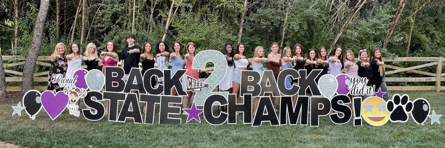 BHS Varsity Cheer banner