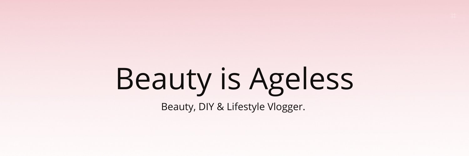 Beauty is Ageless banner