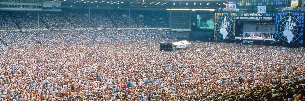 Live Aid banner