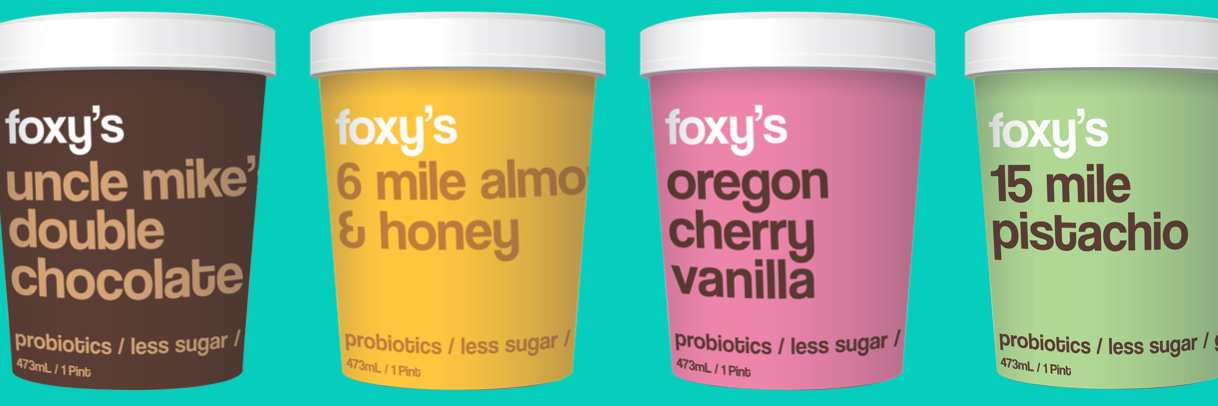 Foxy's Ice Cream banner