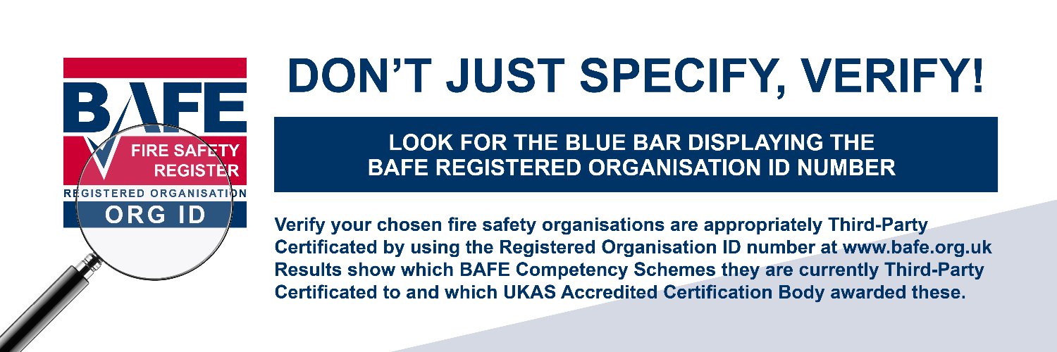BAFE Fire Safety Register banner