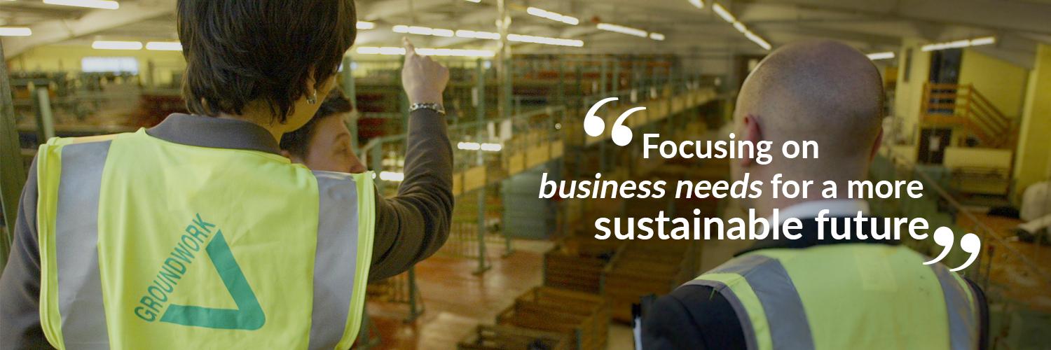 Sustainable Business Services by Groundwork banner