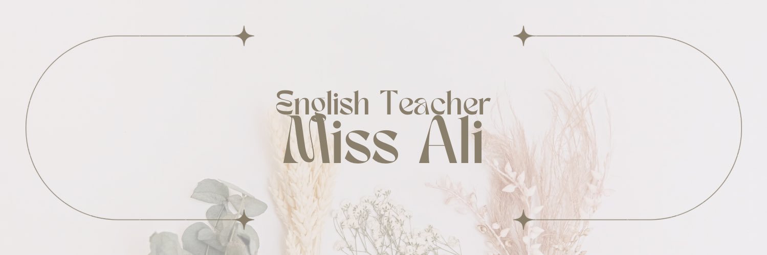 MissAliEnglish's profile banner image