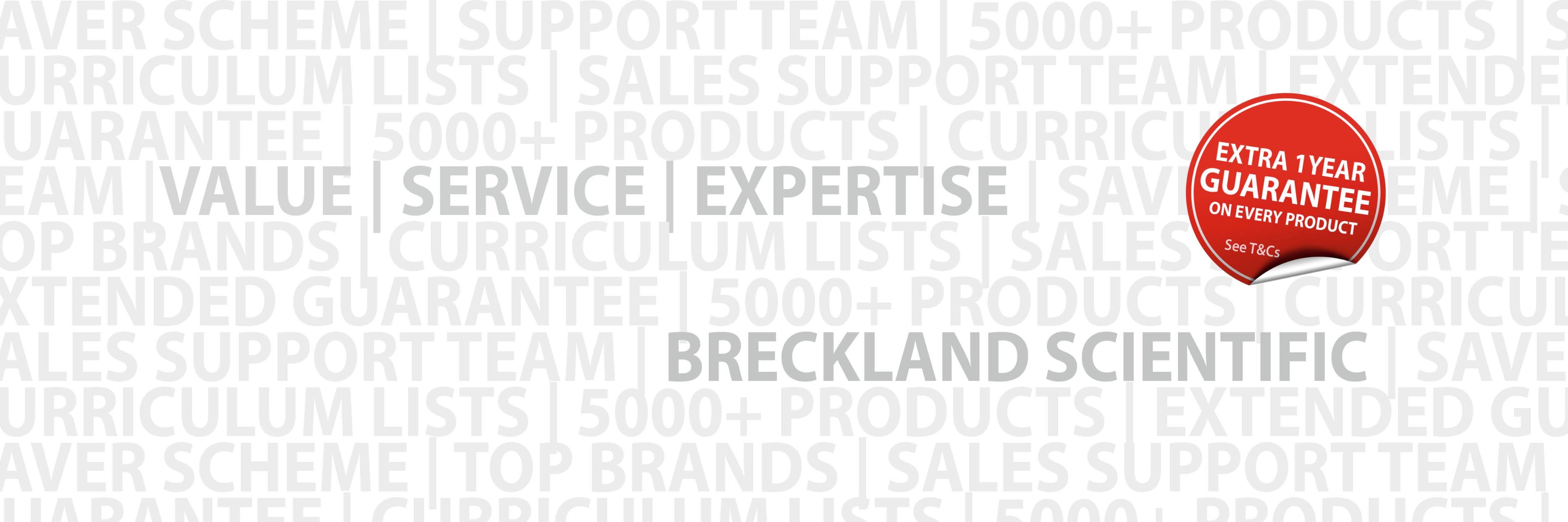 Breckland Scientific's banner
