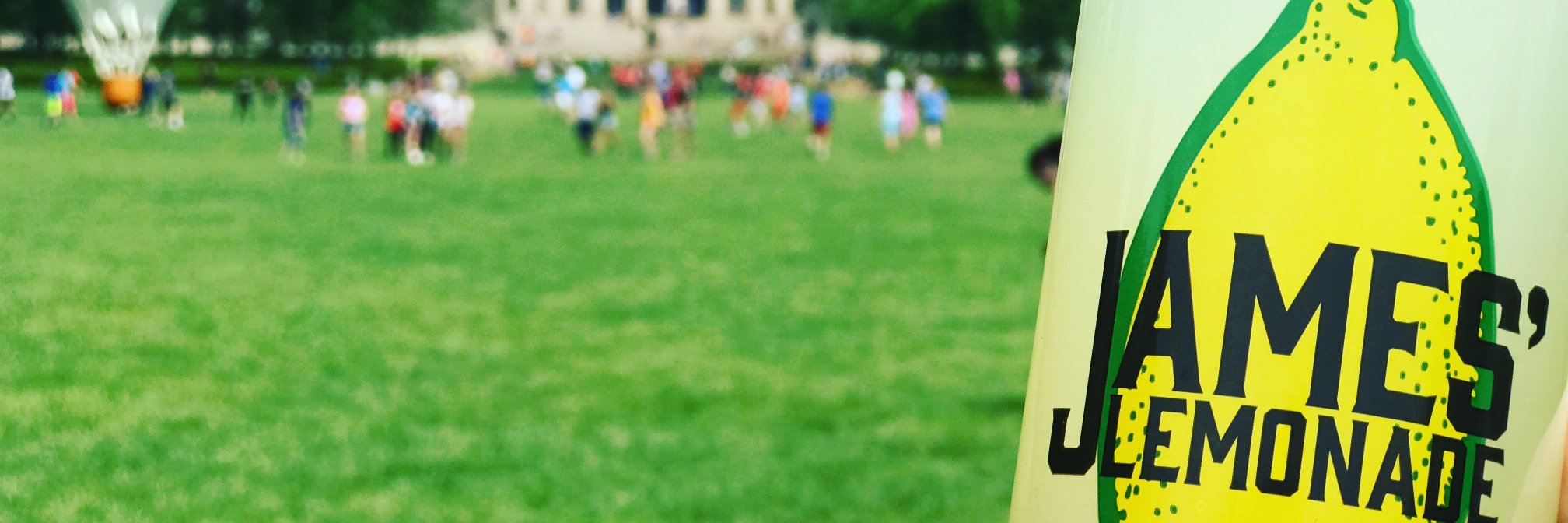 James' Lemonade banner