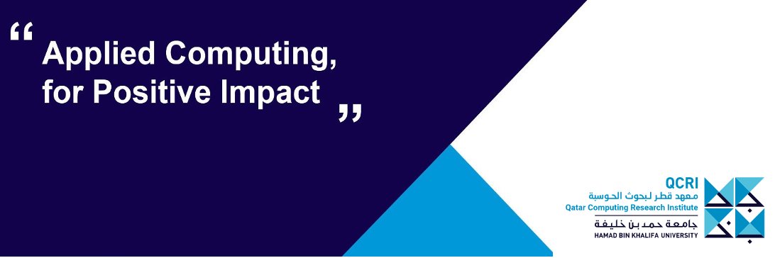 QCRI | معهد قطر لبحوث الحوسبة banner