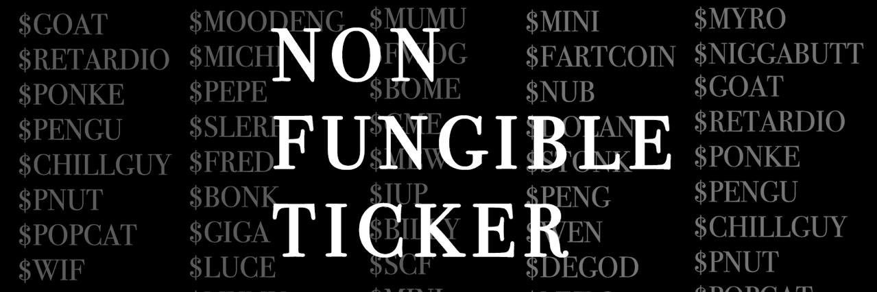 Non Fungible Ticker banner