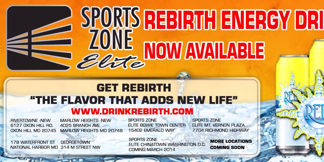 Rebirth Energy Drink banner