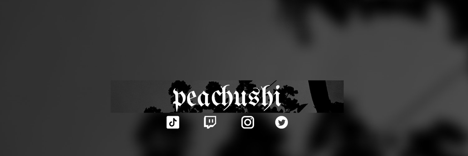 peachushii's profile banner image
