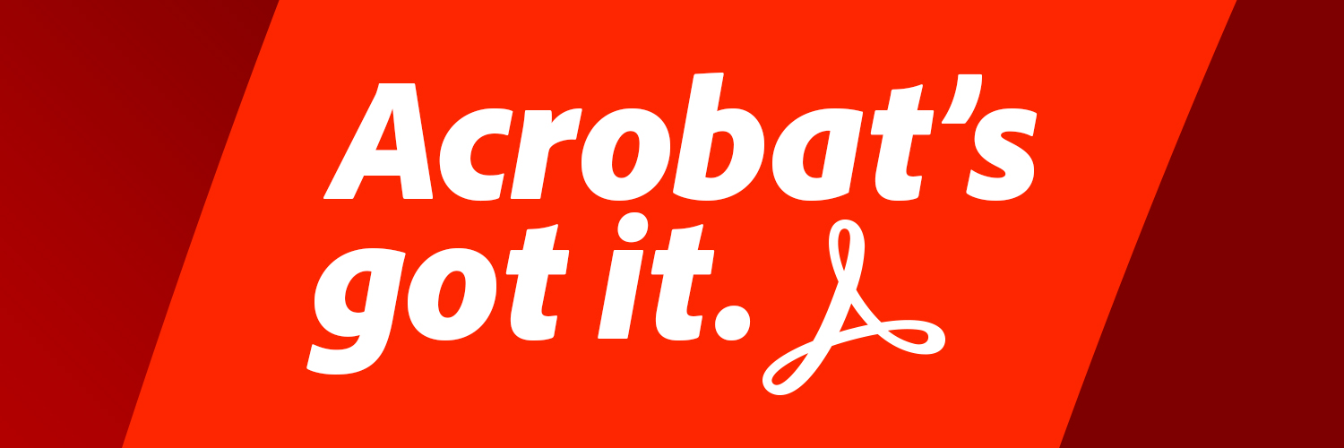 Adobe Acrobat profile banner