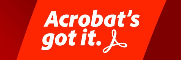 Adobe Acrobat Profile Banner