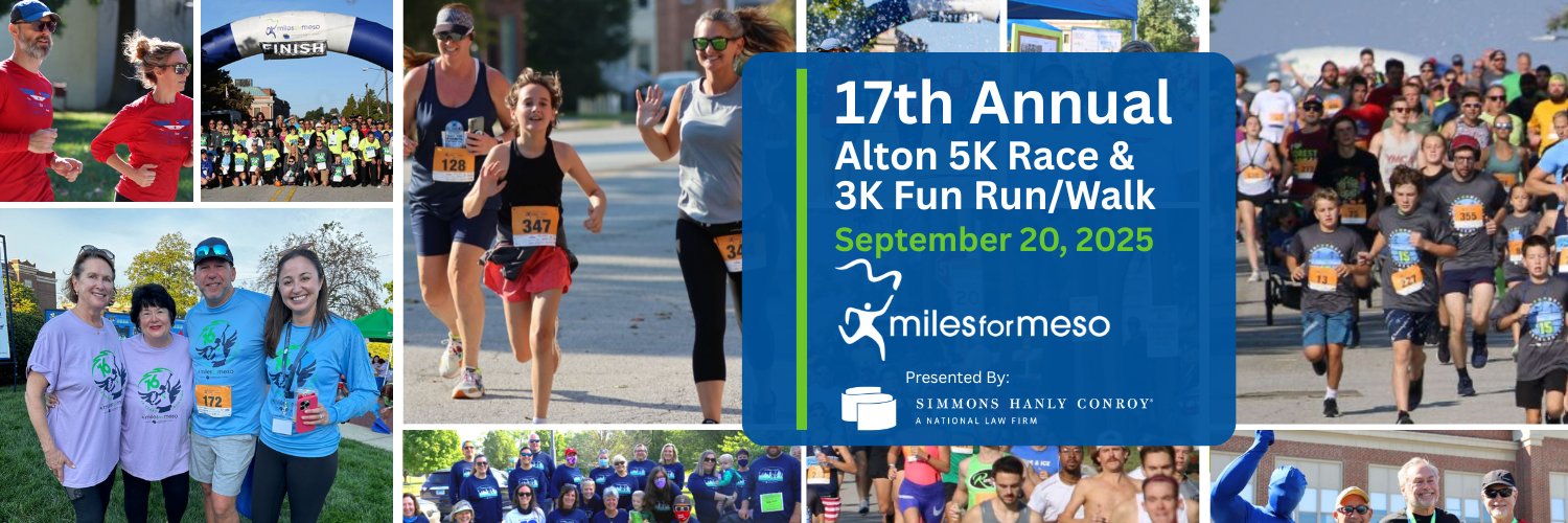 Miles for Meso banner