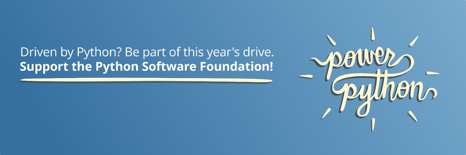 Python Software Foundation's banner