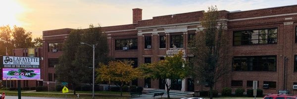 Lafayette High School banner