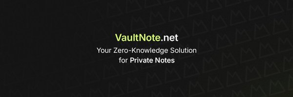 VaultNoteApp Profile Banner