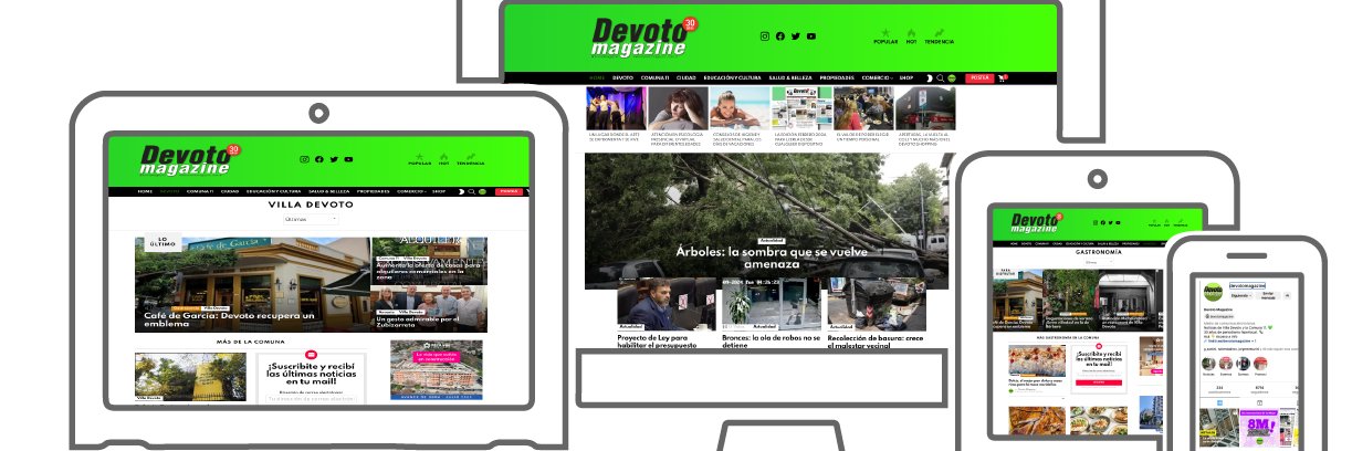 Devoto Magazine banner