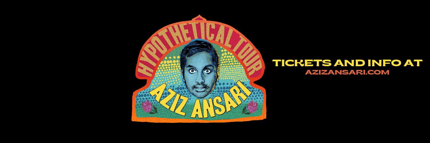 Aziz Ansari's banner