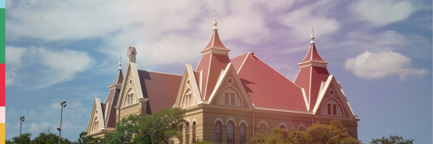Texas State University's banner