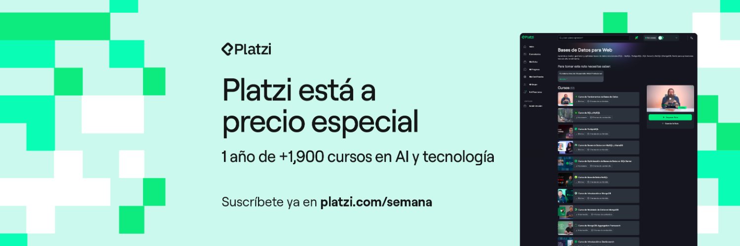 Platzi banner