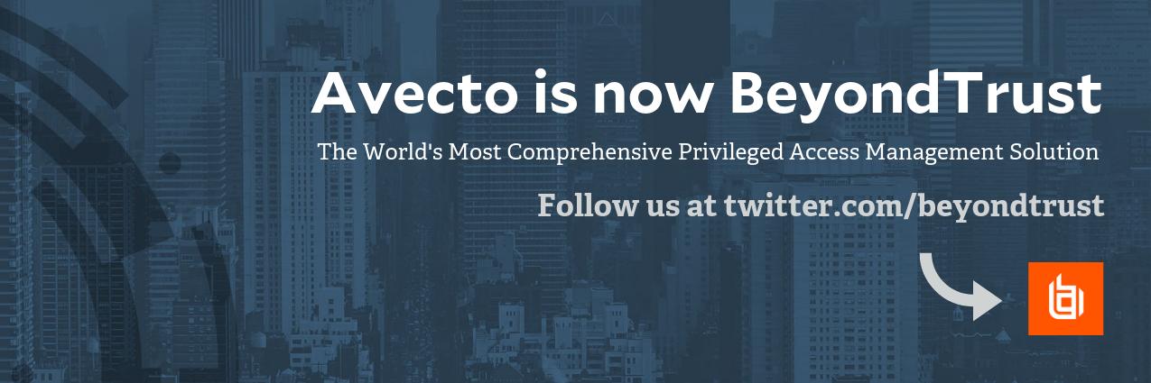 Avecto banner
