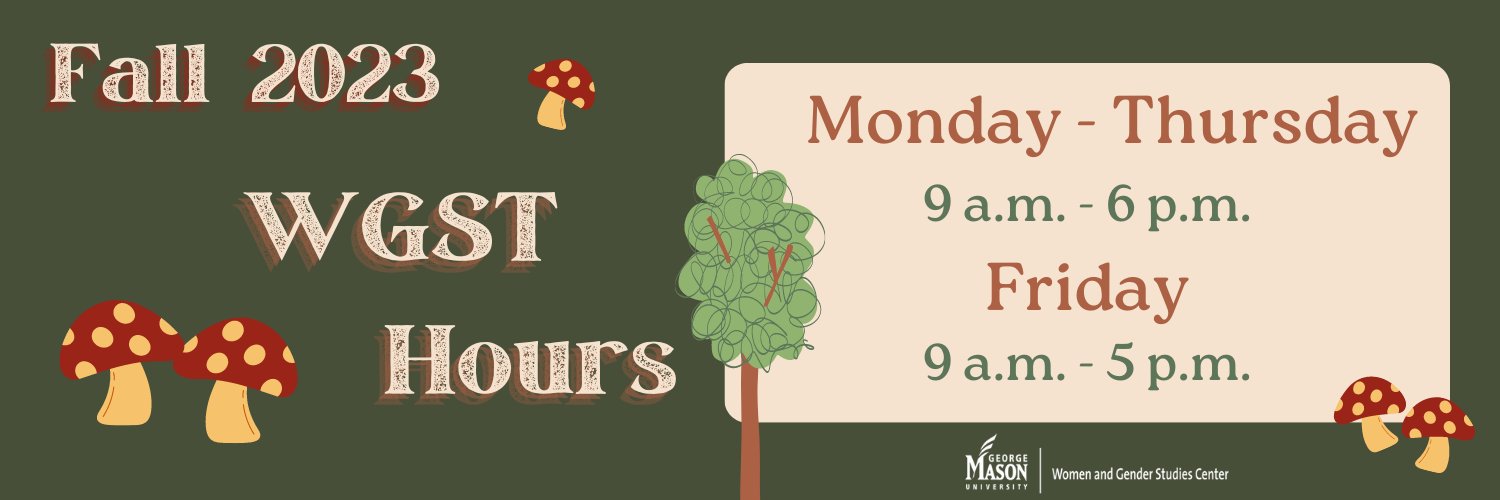 ✊🏾Women and Gender Studies GMU✊🏾 banner