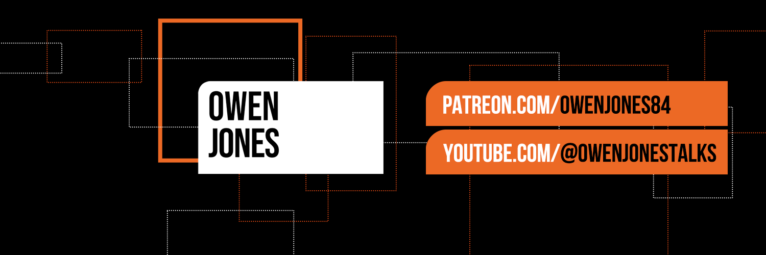 Owen Jones's banner