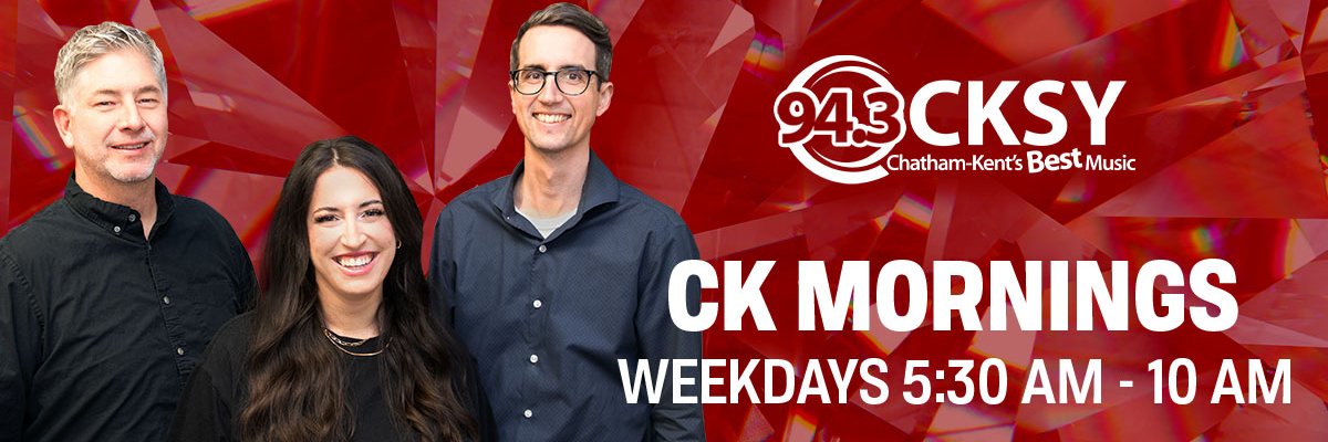 94.3 CKSY's banner