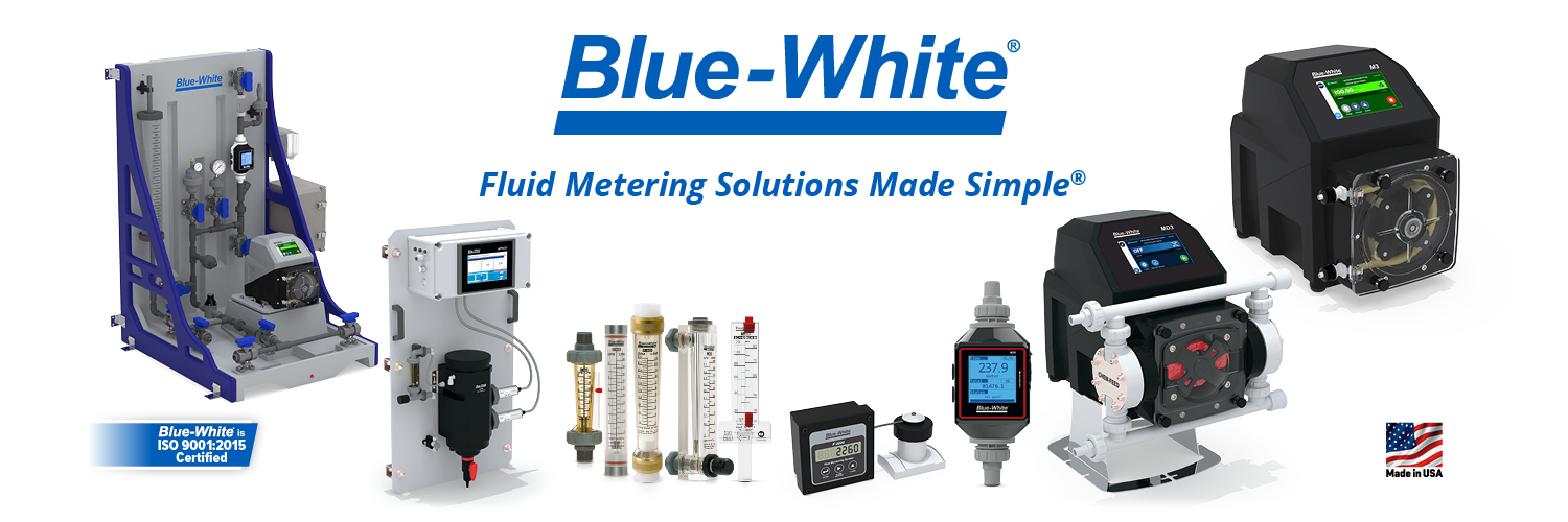 Blue-White Industries banner