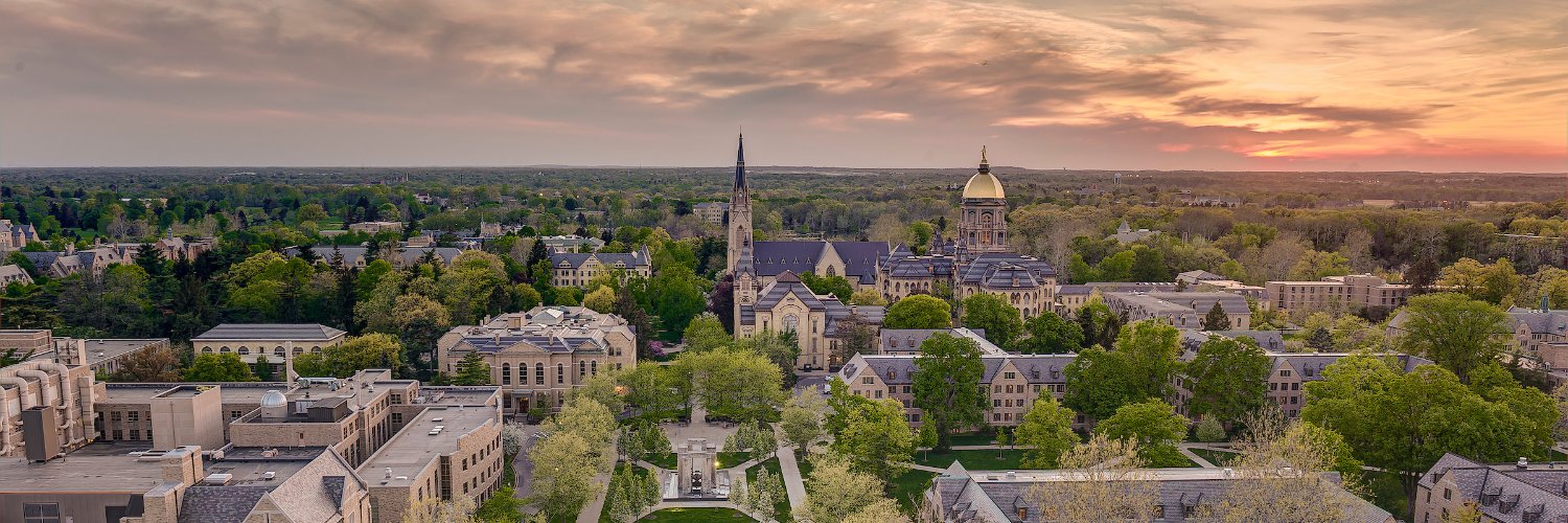 University of Notre Dame Profile Banner