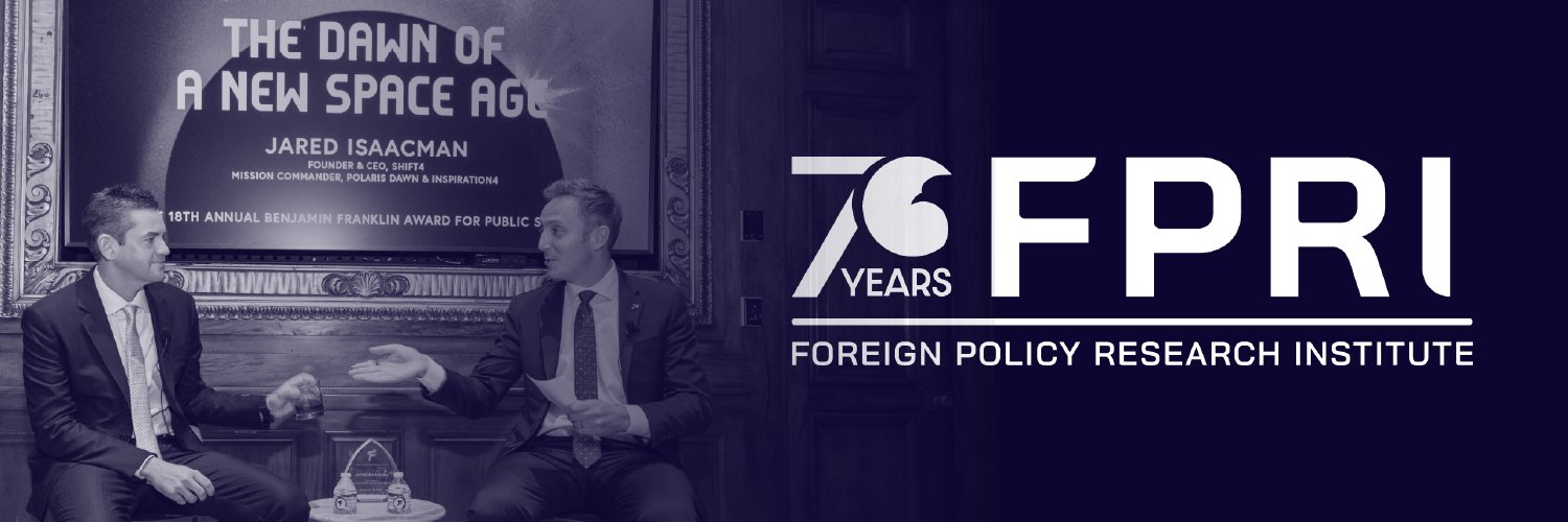 Foreign Policy Research Institute banner