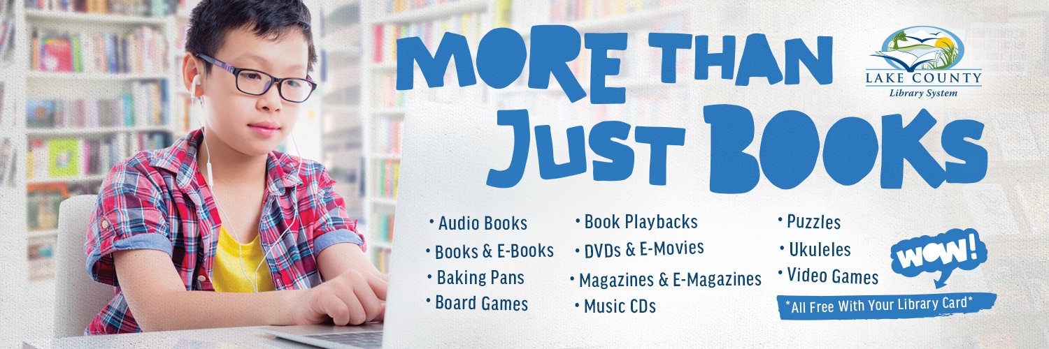 Lake Library System banner