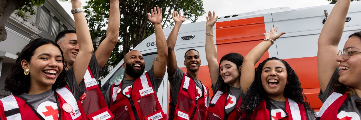 American Red Cross's banner