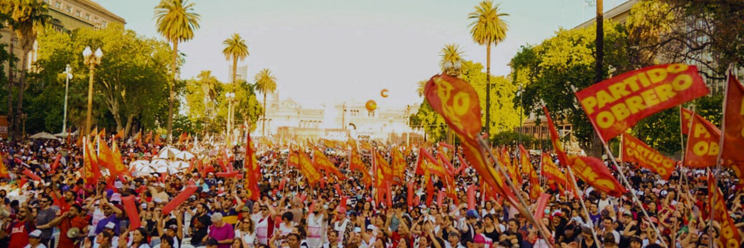 Partido Obrero - Frente de Izquierda's banner