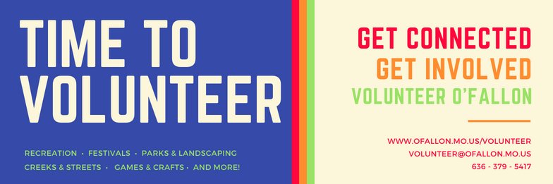 Volunteer O'Fallon banner
