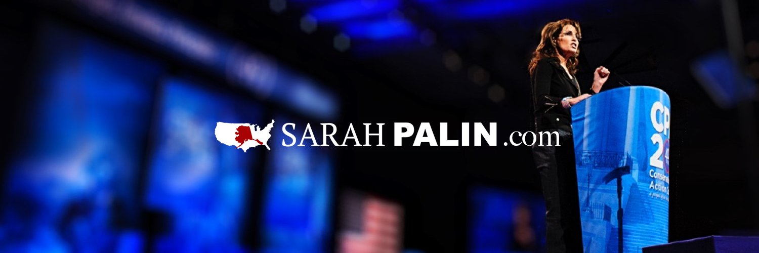 Sarah Palin's banner