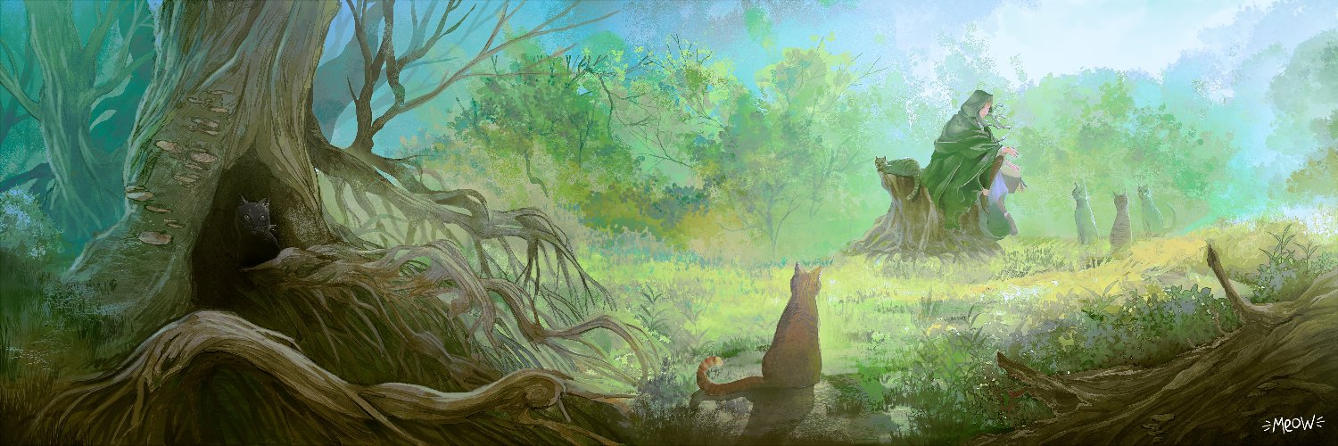 Meow (miau) banner