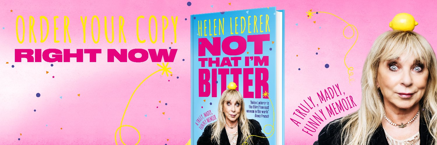 Helen Lederer's banner