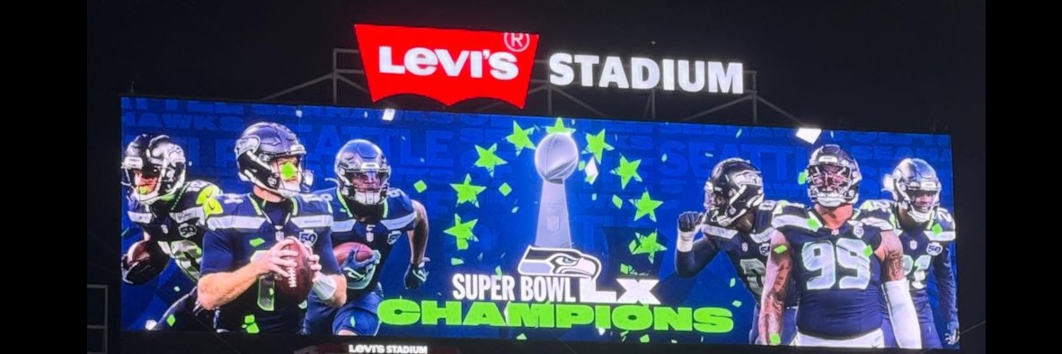 Joel Smith 🇻🇪 Superbowl Champion banner