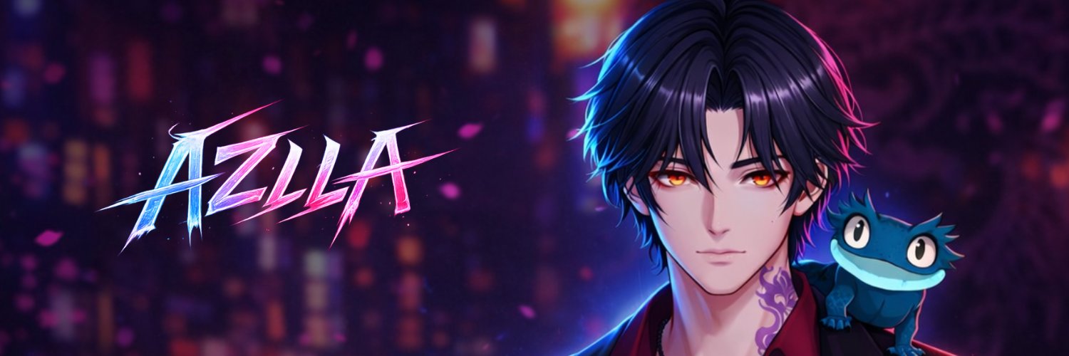 Azlla VTUBER banner